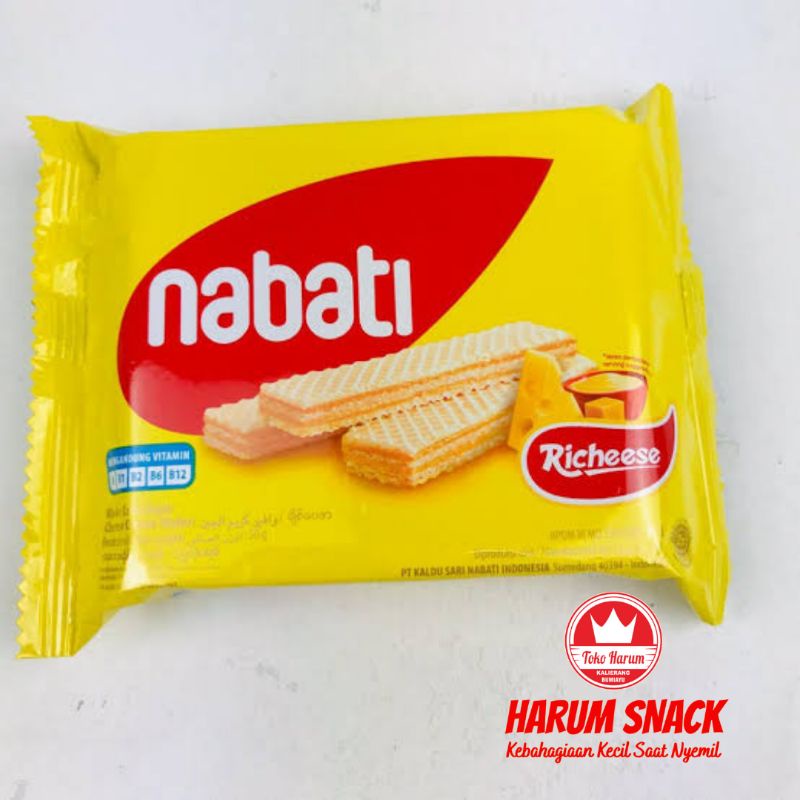 Jual Nabati Wafer Richeese Gram Harum Snack Official Wafer Nabati