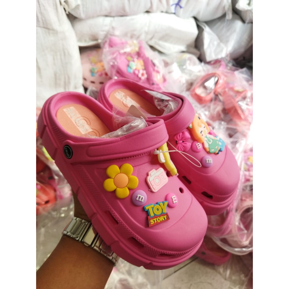 Sandal baim anak-anak import eva rubber 9008-M (30-35) Sandal anak baim viral 2022