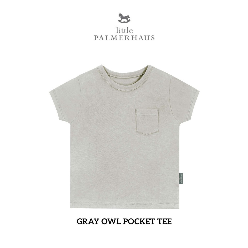 Little Palmerhaus  Pocket Tee 0-6 Tahun GIRL Kaos Bayi Lembut Velvet Libby Aruchi Miyo