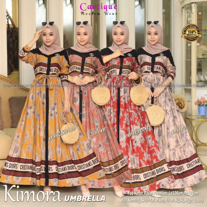 Kimora Umbrella/Dress Muslim/Gamis/By Srikandi
