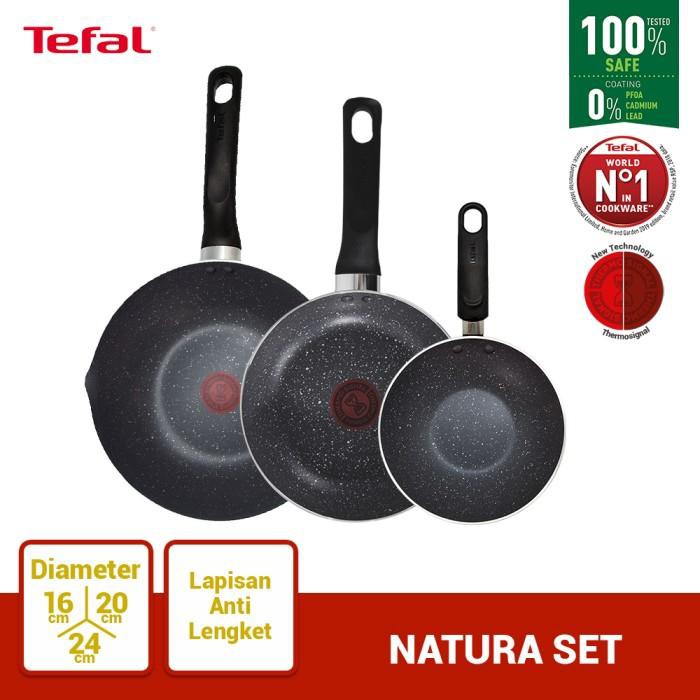 Tefal Wajan & Panci Natura Set 1 - Penggorengan