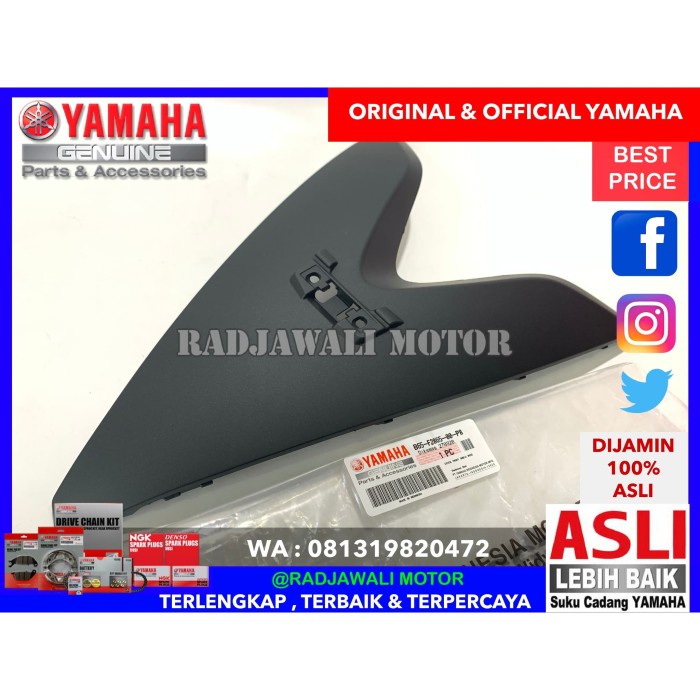 DASI COVER TAMENG DEPAN AEROX 155 HITAM DOFF ASLI ORIGINAL YAMAHA