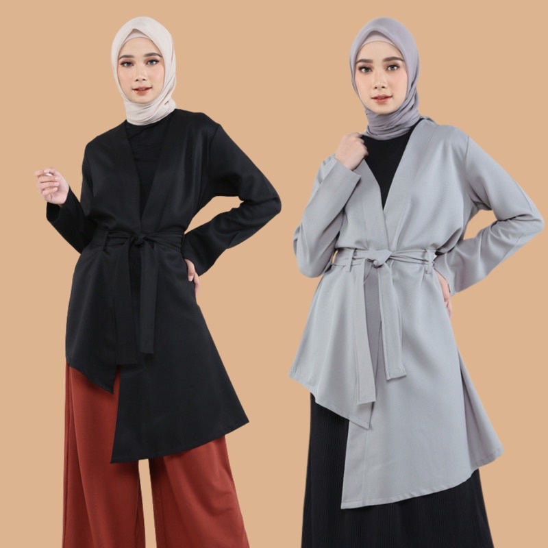 ELNINOID Kimono Outer Jaket Arabian Crepe Premium
