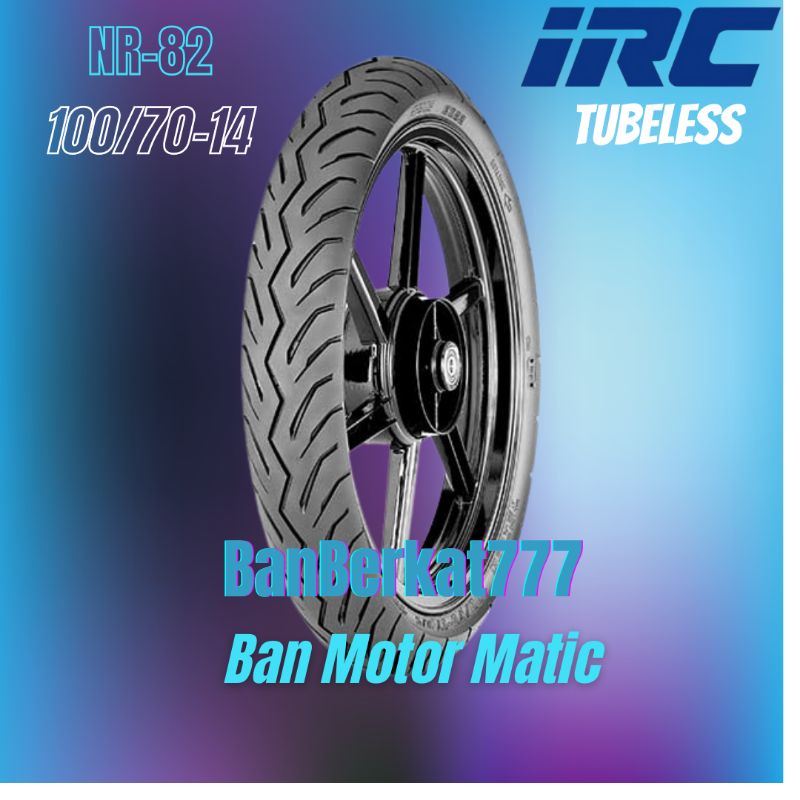 Ban Motor Matic / IRC NR-82 100/70 Ring14 Tubeless