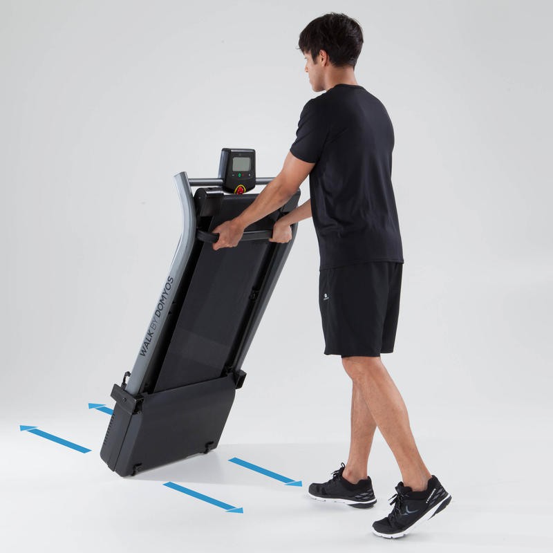 DOMYOS Treadmill Walking Pad Olahraga Di Rumah 8km/jam