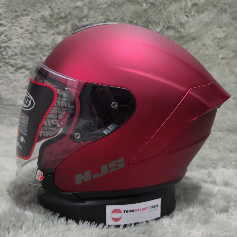 [TERLARIS] READY STOK NJS KAIROZ | NJS KAIROZ WHITE | NJS KAIROZ GREY | NJS KAIROZ SOLID | NJS KAIROZ BLACK | NJS KAIROZ BLUE | NJS KAIROZ RED | NJS KAIROZ GREEN | HELM NJS HALF FACE | NJS KAIROZ PINK | KYT KYOTO | SARANG HELM-3
