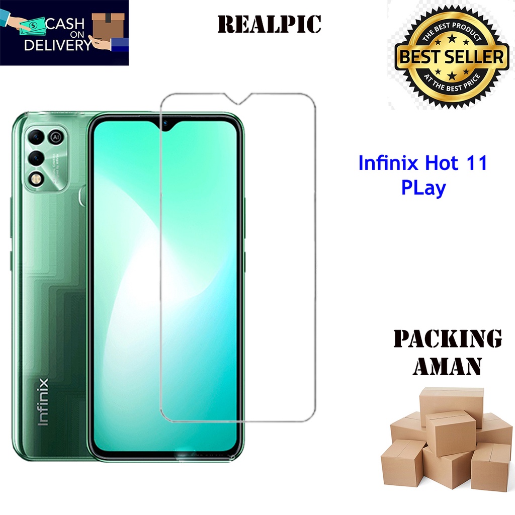 Tempered Glass Infinix Hot 11 Play Screen Protector Anti Gores