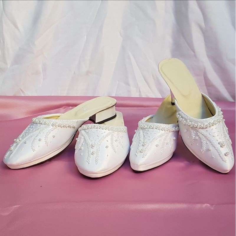 Selop payet sepasang/selop pengantin