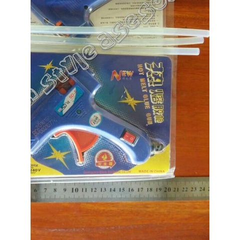 

Glue gun / tembakan lem lilin kabel panjang,ada tombol on/off