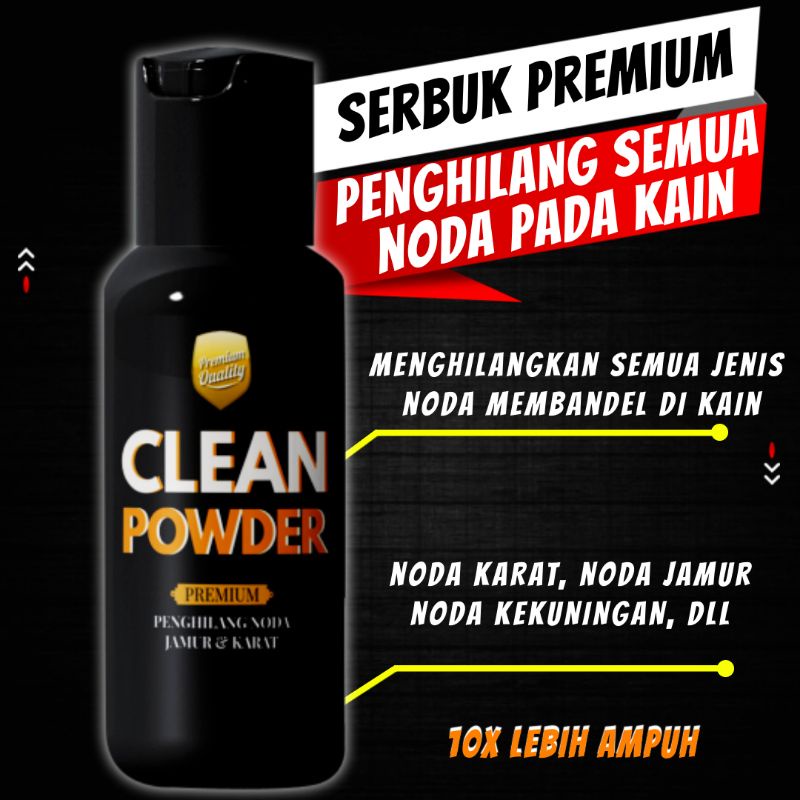 PENGHILANG NODA PAKAIAN NODA KARAT JAMUR NODA DARAH BAJU  PAKET AGEN 100 PCS