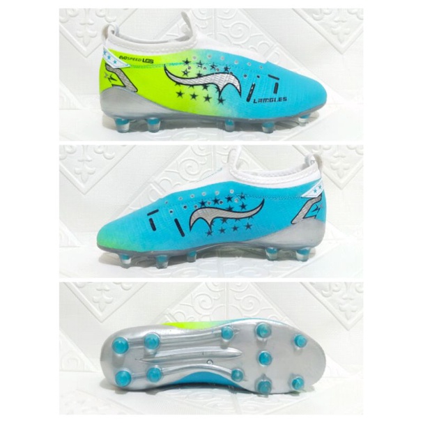 Sepatu Bola Lamgles Star Semi Boot Anak anak/Sepatu Sepak Bola Junior 34-38 Gratis Tas Dan Kaus kaki