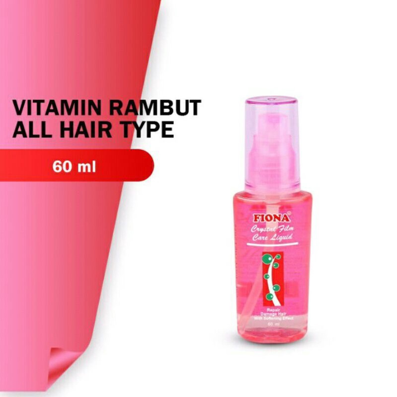 (GRATIS ONGKIR)FIONA/VITAMIN RAMBUT FIONA/FIONA CRISTAL FILM/HAIR SERUM FIONA 60 ML