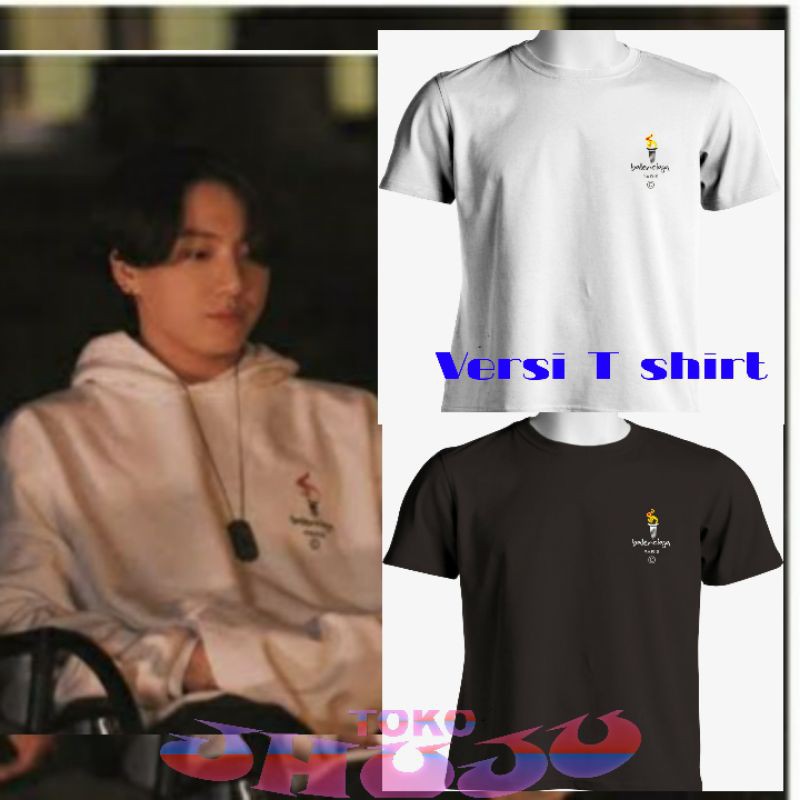 BTS Jungkook b@leenciaga olympic Logo / Baju Kaos BTS