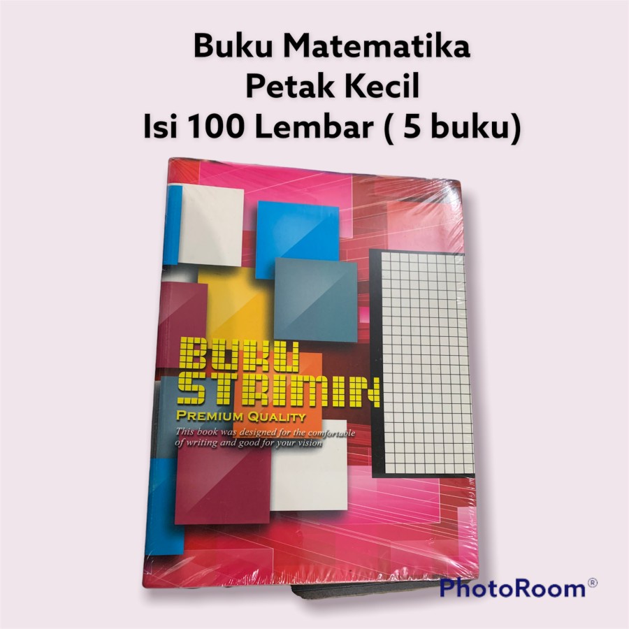 

Buku Matematika Petak Kecil isi 100 lembar Kwarto Bagus (5 buku)