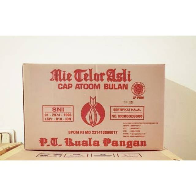 

MIE Atom Bulan (1 Dus : 20 pak)