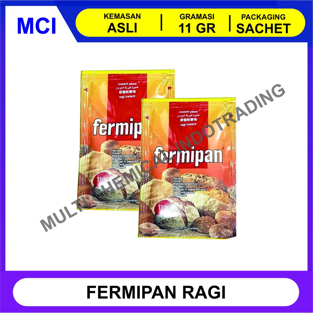 

FERMIPAN / RAGI INSTANT / INSTANT YEAST SACHET 11 GR