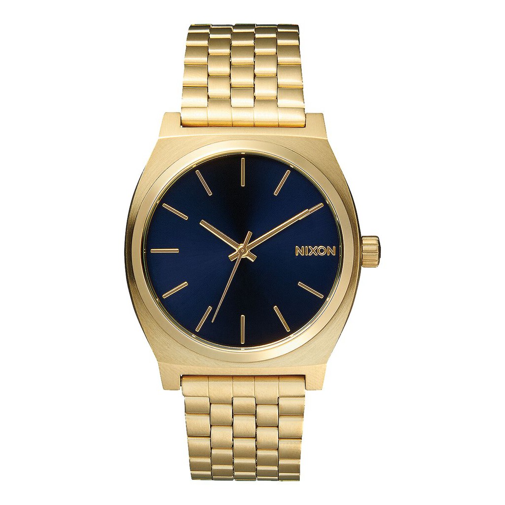 Nixon - Time Teller Watch All Light Gold / Cobalt - Jam Tangan