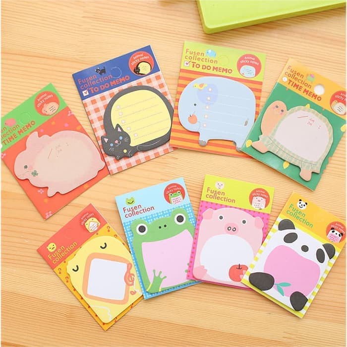 

Promo Sticky Notes Cute Animal Karakter Panda Kucing Kelinci - Ayam Murah