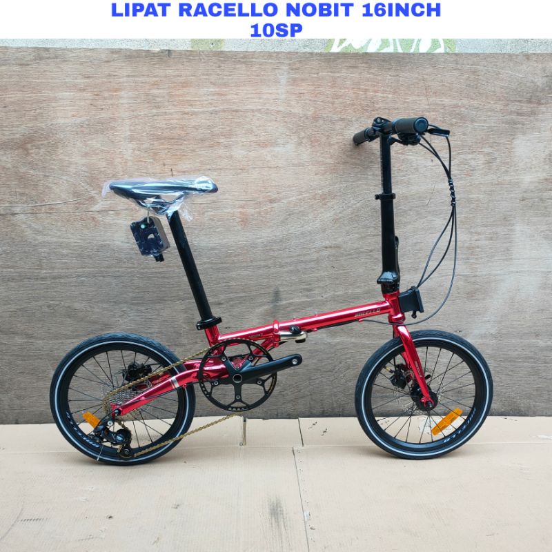 Sepeda Lipat Racello Nobit 16Inch 10Sp Rem Hydraulic