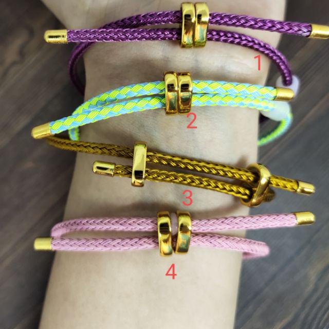 FIFI FASHION Gelang tangan wanita  Korea Mode Kreatif  Tali kawat Gold Disesuaikan (1-17) 12#-1