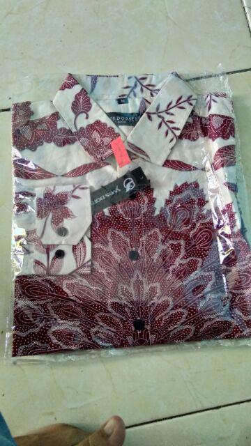 (bisa Cod)kemeja Batik Kemeja Slimfit Kemeja Pria Kemeja Kerja Kemeja Katun