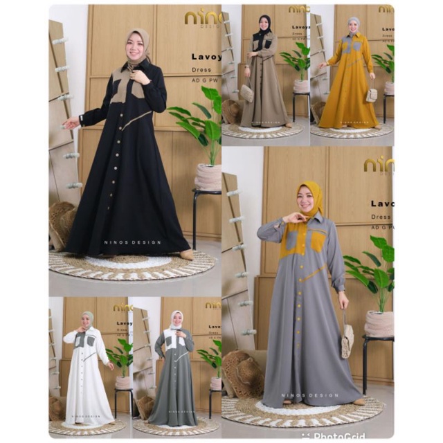 GAMIS NINOS 1377 TERBARU BY NINOS DESIGN ORIGINAL