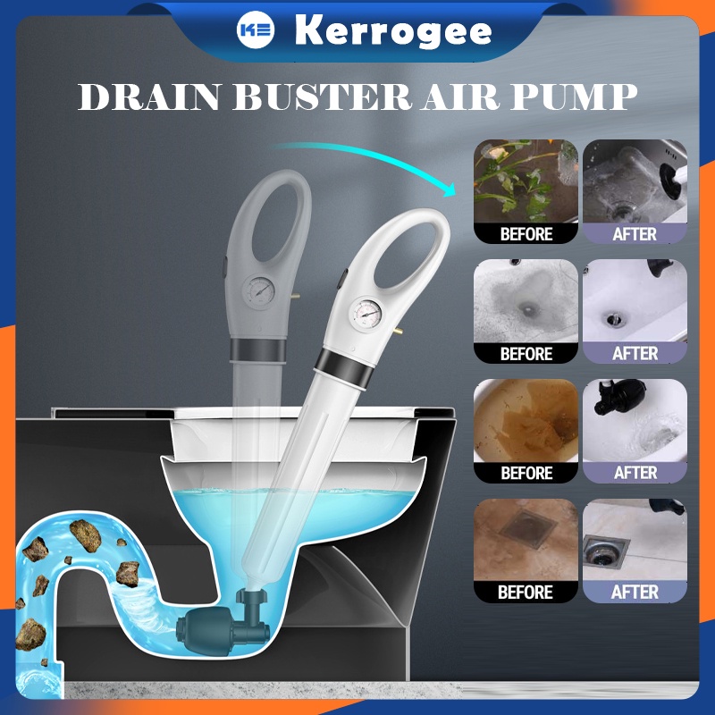 Premium (Mount) Drain Buster Pompa Pendorong Plunger Pompa Toilet Anti Mampet Alat Sedot Saluran