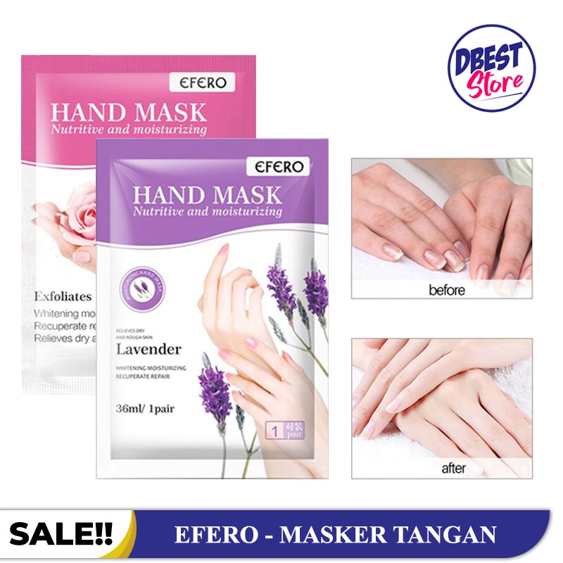 DBEST - EFERO Hand Mask Moisturizing Masker Tangan Kasar Kulit Mati dan kering Menjadikan Tangan Lembut