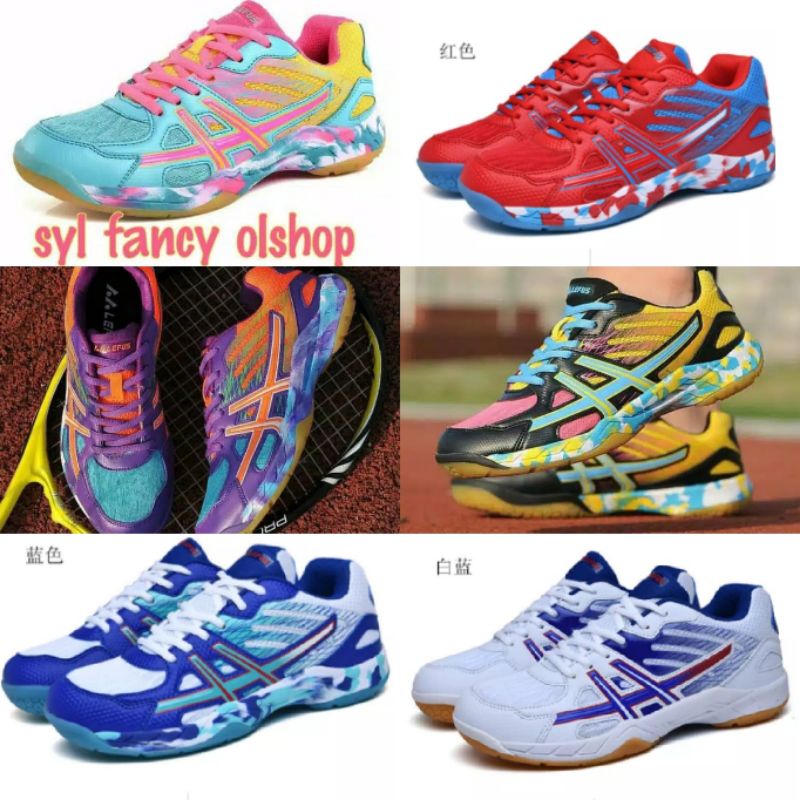 Sepatu Badminton Lefus Anak dan Dewasa Unisex 31 - 45 Lengkap dgn dus asli karena Original