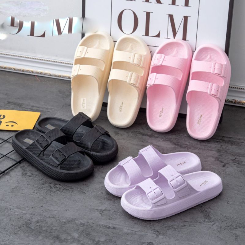 Sandal Jelly Dobel Strap Pastel 1988