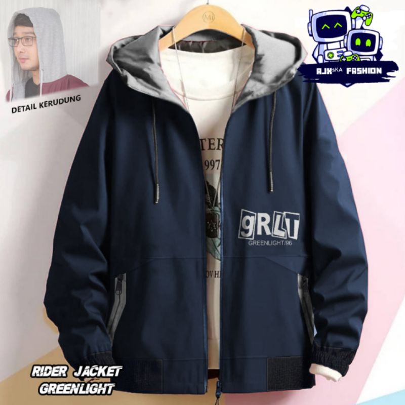 BOMBER RIDER GREENLIGHT / BOMBER HOODIE POLOS / BOMBER PRIA / BOMBER BOLAK BALIK / ANTI AIR