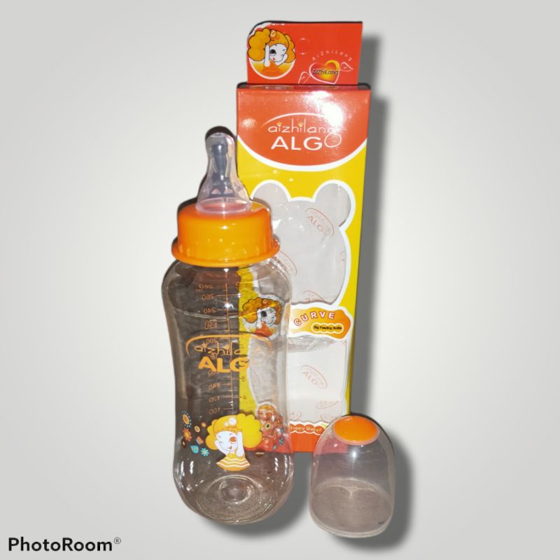 Botol susu baby algo 280ml / botol bayi algo berkualitas foodgrade SNI