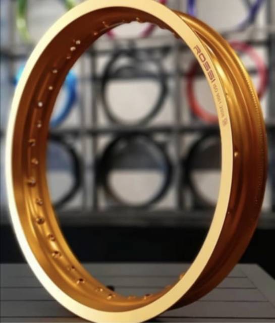 Velg Pelek Veleg Rossi Model WM Setengah Lingkaran Ring 14 17 18 Ruji Jari Jari Warna Motor 120 140 