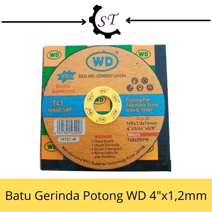 Flash Sale Batu Potong / Batu Gurinda / Mata Gerinda Wd 4 X 1.2 / 4 Inch X 1,2mm 20pcs V6xZJAIrJY6oa