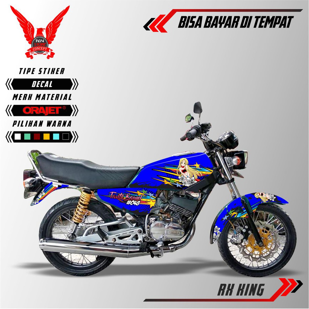 Decal RX King Anime Manga Terkeren Shopee Indonesia