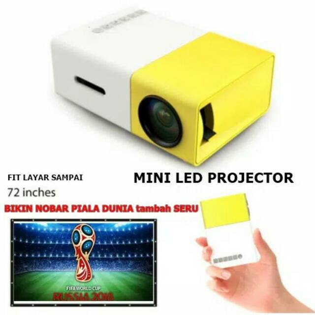 Mini Projector LED/ proyektor / projector YG300