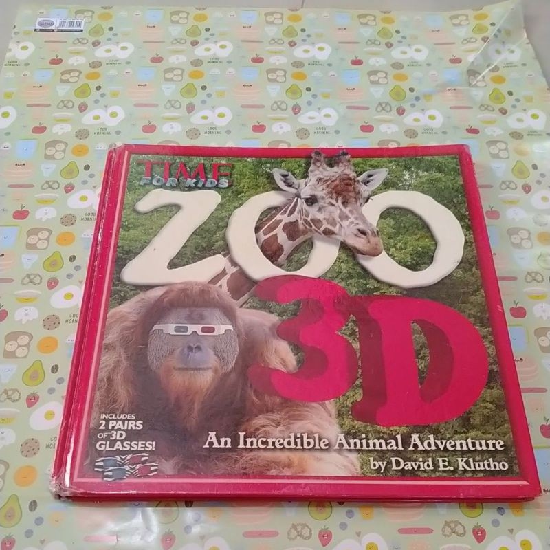 Buku Anak import ZOO 3D An incredible Animal Adventure