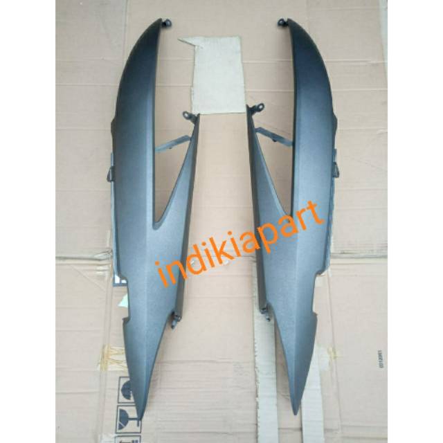 Cover body bodi belakang honda vario fi 110 led hitam abu doff dop 2015 2016 2017 2018