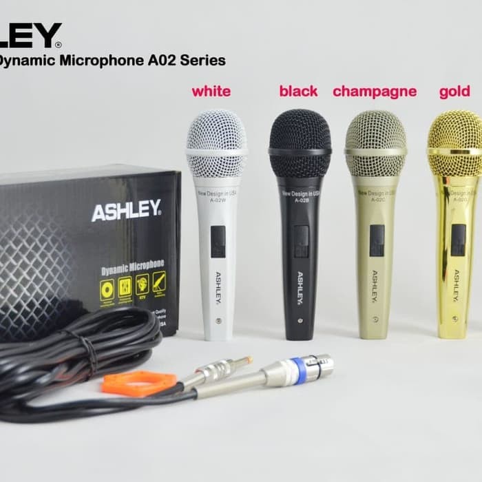 mic kabel ashley A02. mic legendary original