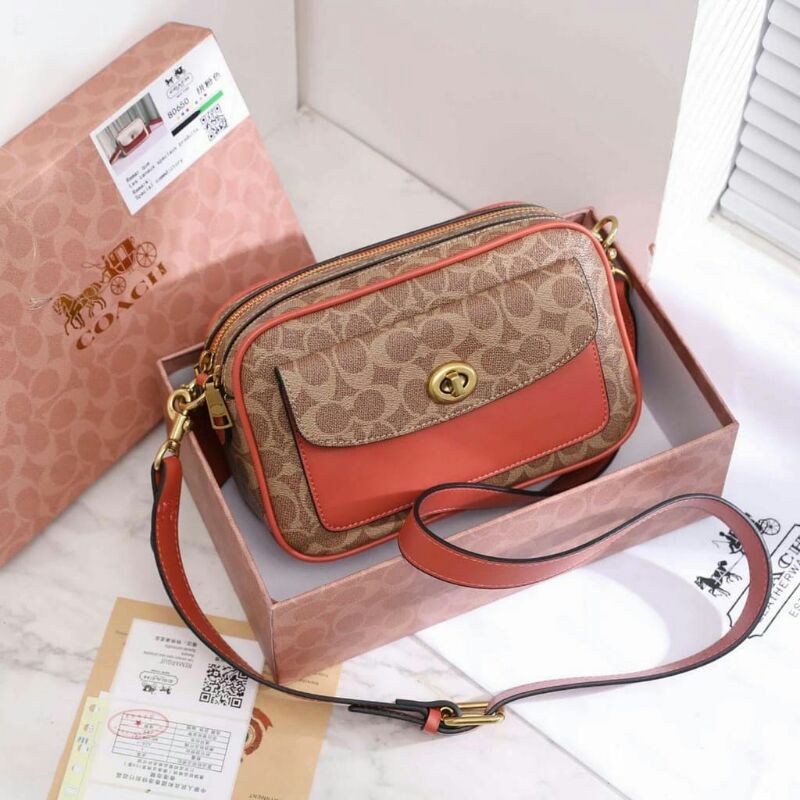 Coach Willow camera Signature bag (Pls baca deskripsi lengkap)