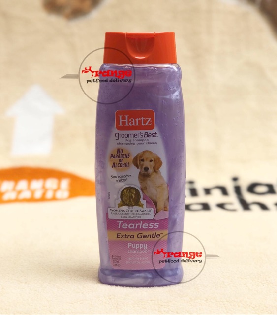 hartz tearless puppy shampoo