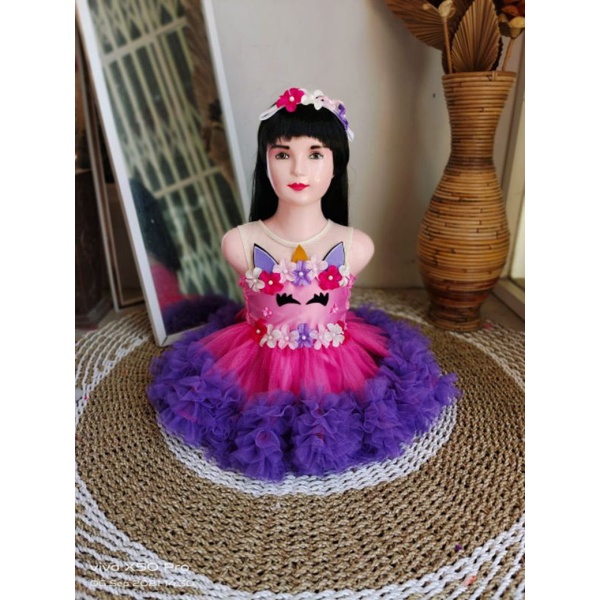 gaun anak perempuan ultah pesta