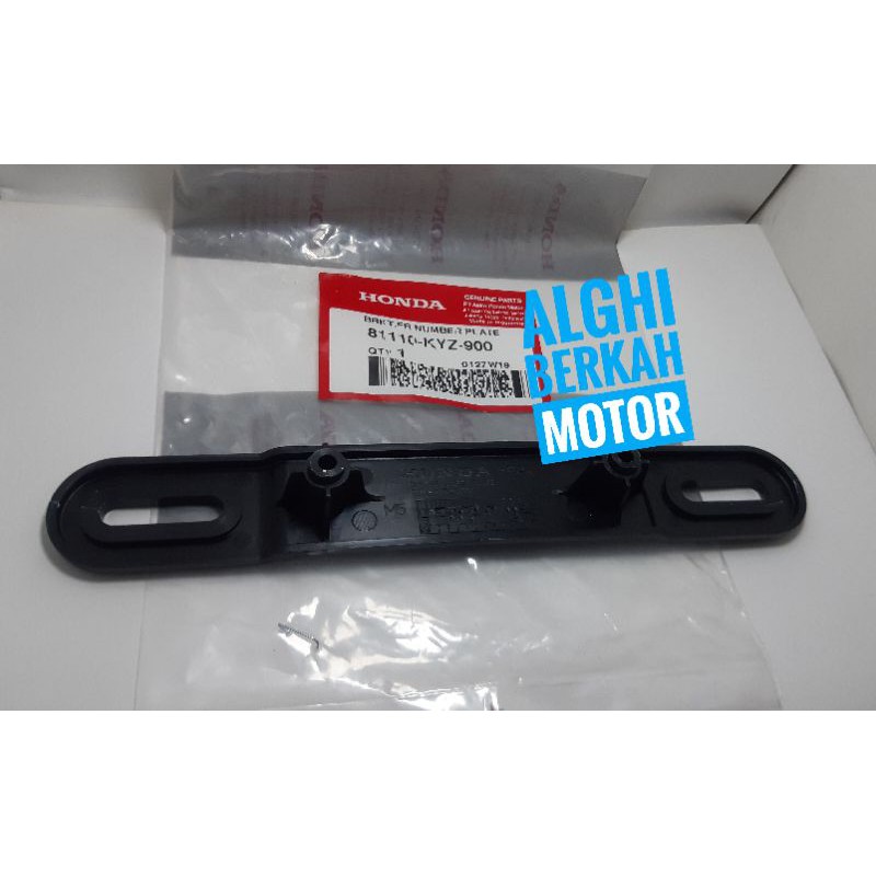 Dudukan Braket Plate No Depan Vario Supra Original Honda 81110-KYZ-900