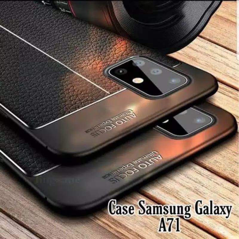 Softcase Samsung A71 Autofocus Leather Case Premium Quality