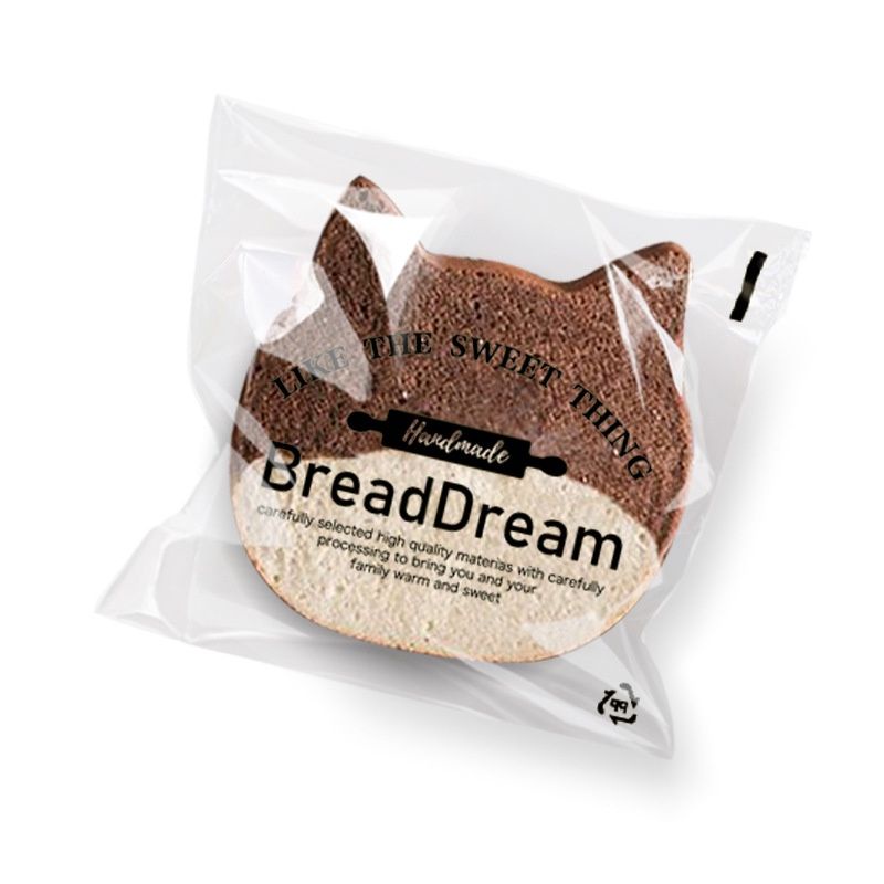 

20pcs kantong plastik roti/bread cookies bag souvenir hampers hitam