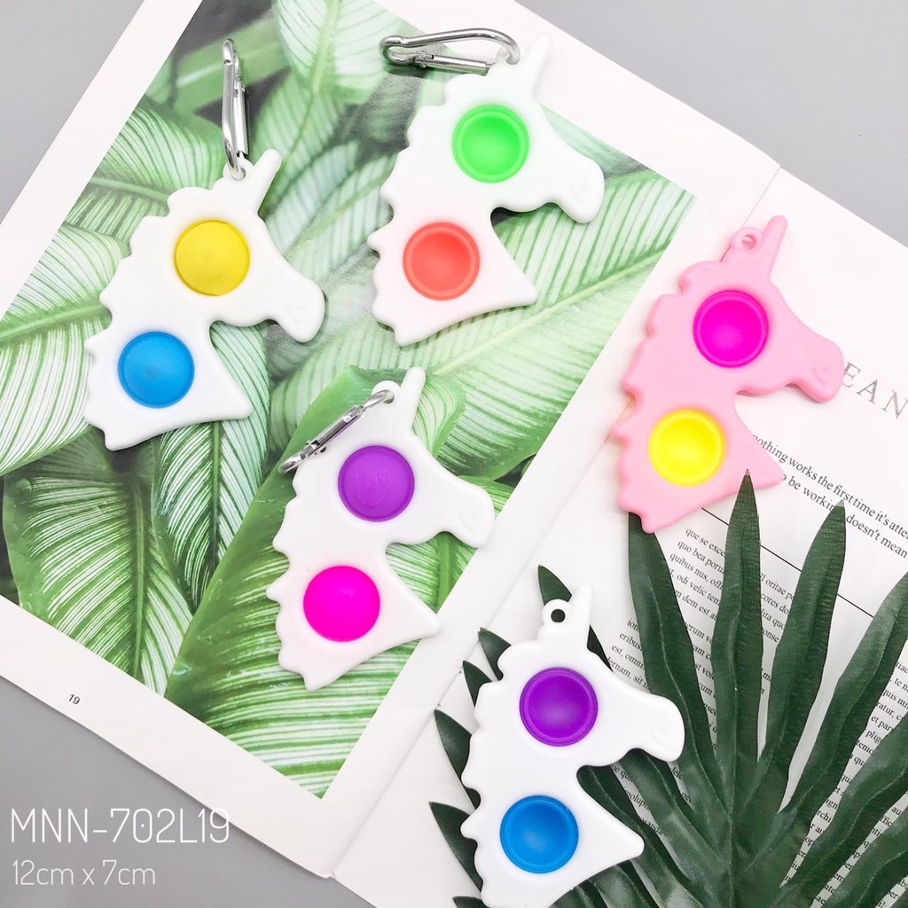 pop it rainbow amonngus - push bubble fidget toys rainbow apple- unicorn - dinosaurus-mickey-awan-SIMPLEDIMPLE UNCRN K