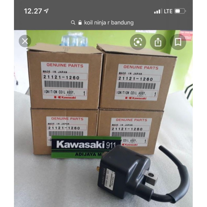Koil Ninja KIS original kawasaki 21121-1260