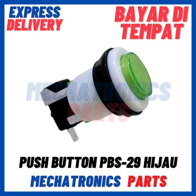 [SWI-9051] PUSH BUTTON PBS-29 HIJAU