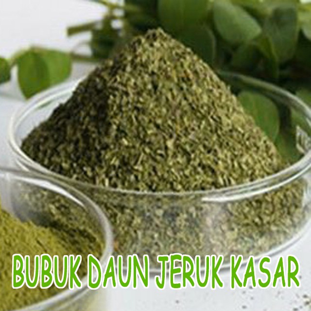 

Bubuk Rempah Daun Jeruk Purut Kasar (100% Kering tanpa tambahan minyak dlsb sebagai pemberat)