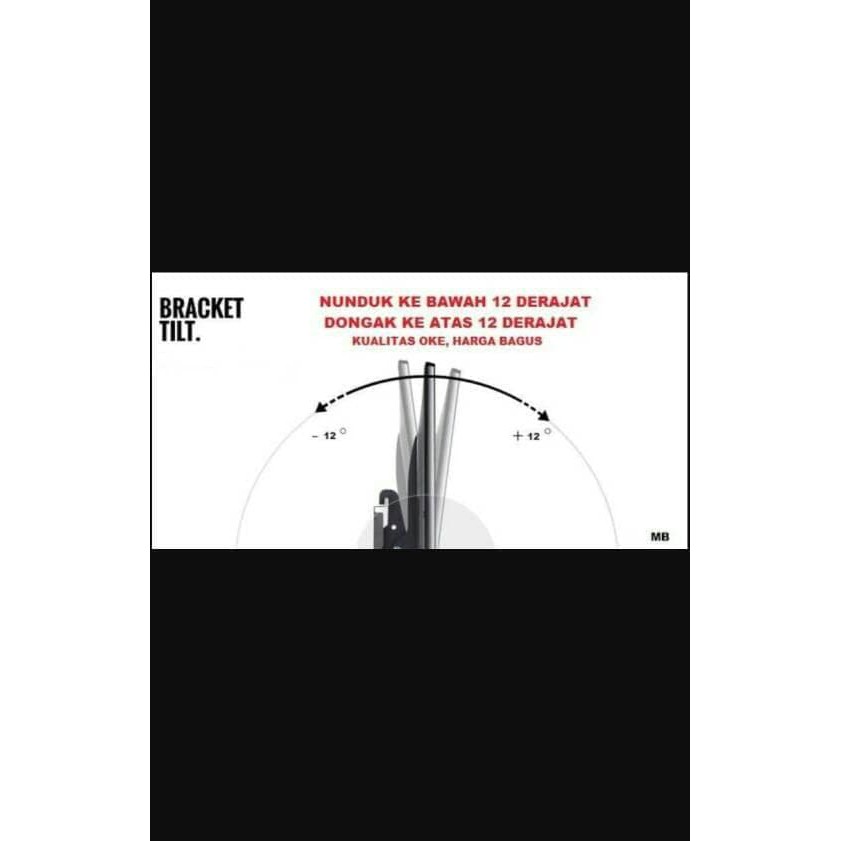 Bracket LED TV 60&quot; s/d 70&quot; Built In Water Pass Original